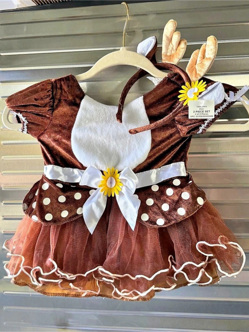 Seasons Baby Deer Costume 2-Piece Set Brown & White